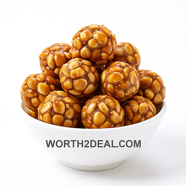 Kerala Peanut Balls Kadalai Mittai Jaggery Chikki | Worth2Deal